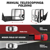 Besq-Extendable-Telescopic-Towing-Mirror-for-2007-2013-Chevy-Silverado-GMC-Modern-Design-for-Classic-Models-07CSDB-Manual-Folding-Telescoping