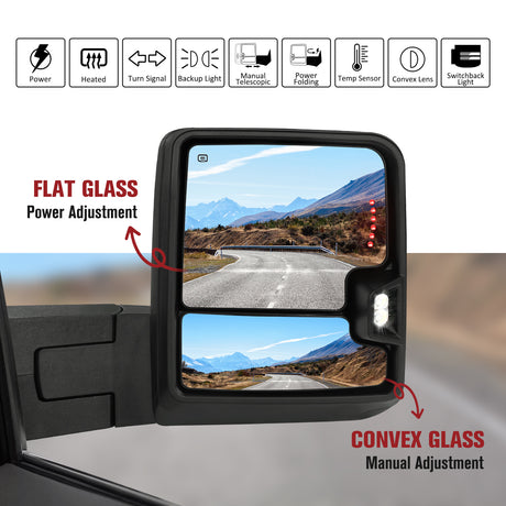 Besq-Extendable-Telescopic-Towing-Mirror-for-2014-2018-Chevy-Silverado-SDBP-Mirror-Functions