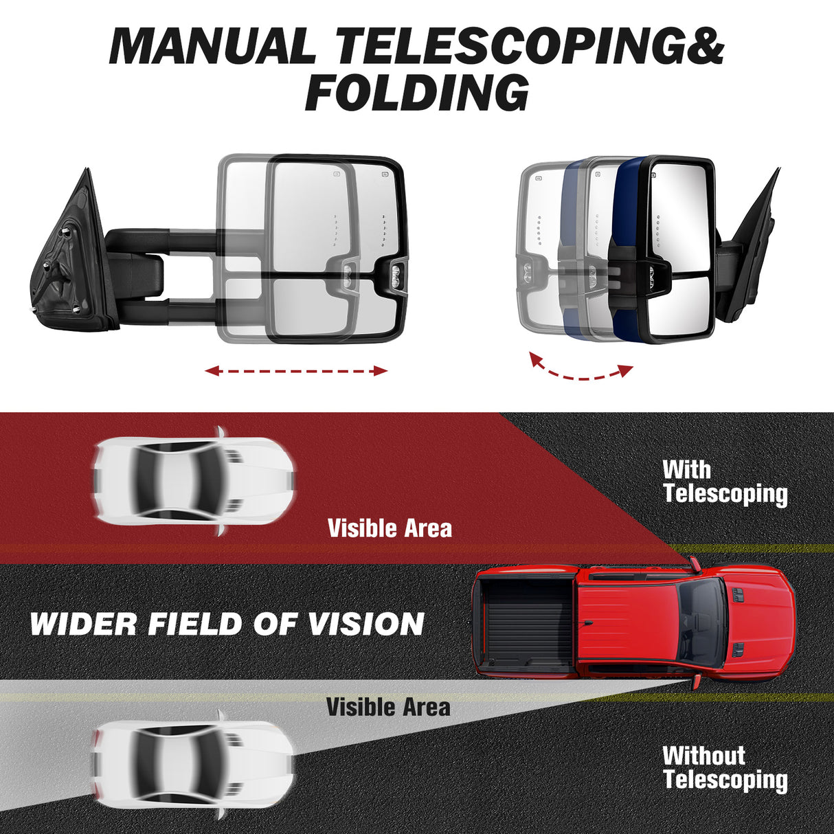 Besq-Telescopic-Towing-Mirrors-for-2014_2019-Chevy-Silverado-GMC-Sierra-Custom-Extendable-Design-PLC14-SDB-manual-telescoping-folding